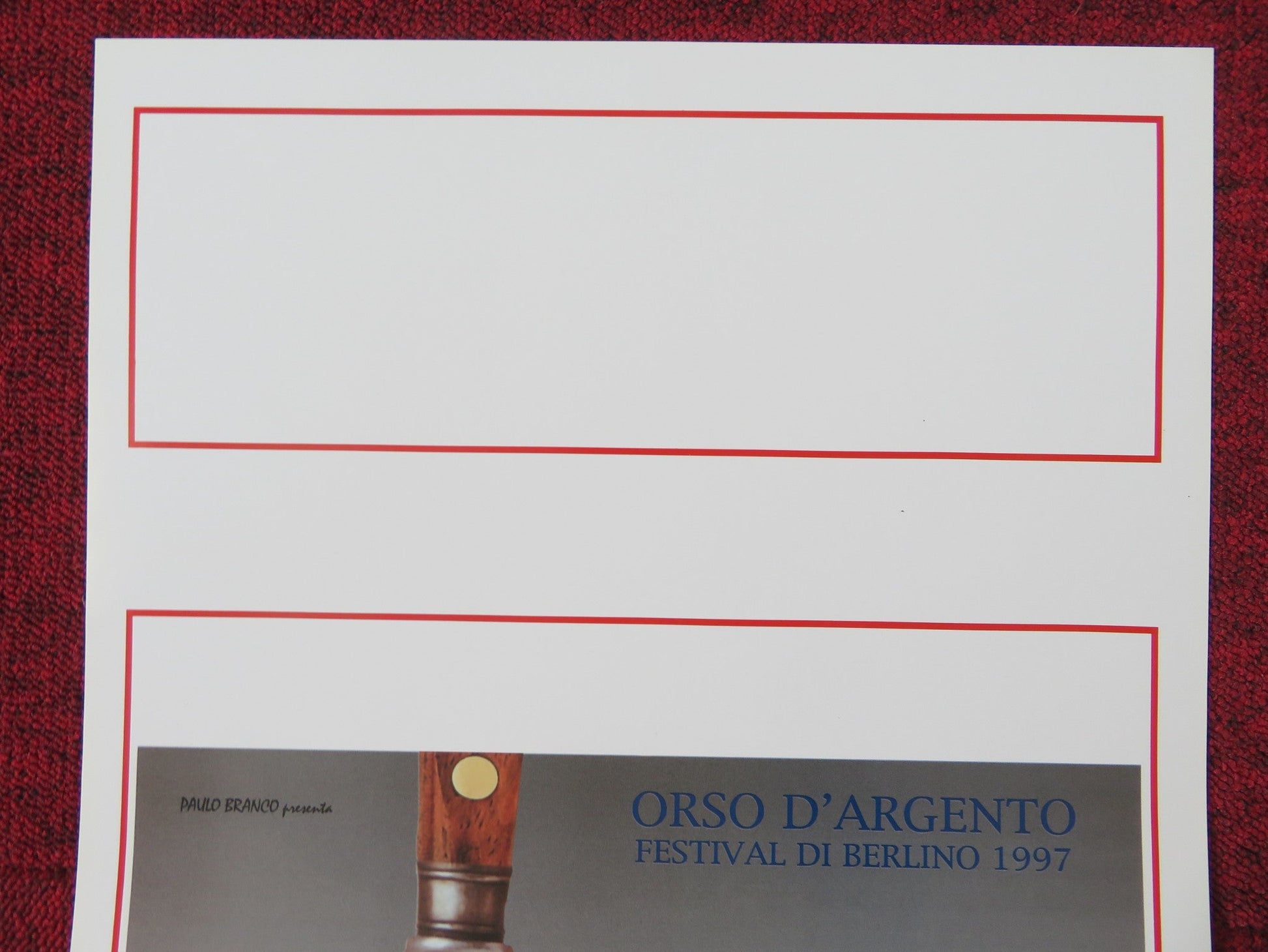 GENEALOGIES OF A CRIME ITALIAN LOCANDINA POSTER CATHERINE DENEUVE PICCOLI 1997 Rendezvous Cinema Movie posters