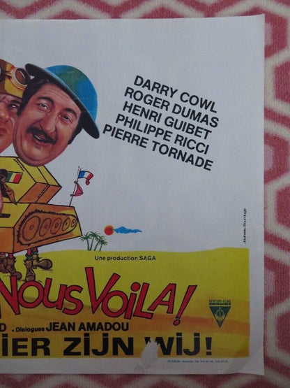 GENERAL...NOUS VOILA!/ General ... here we are! BELGIUM (14.5"x 21.5")POSTER '78 Movie posters