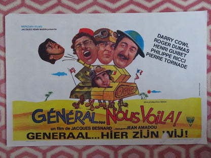 GENERAL...NOUS VOILA!/ General ... here we are! BELGIUM (14.5"x 21.5")POSTER '78 Movie posters