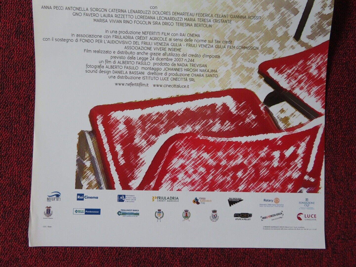 GENITORI ITALIAN LOCANDINA (27.5"x13") POSTER ANNA PECCI ANTONELLA SORGON '15 Movie posters