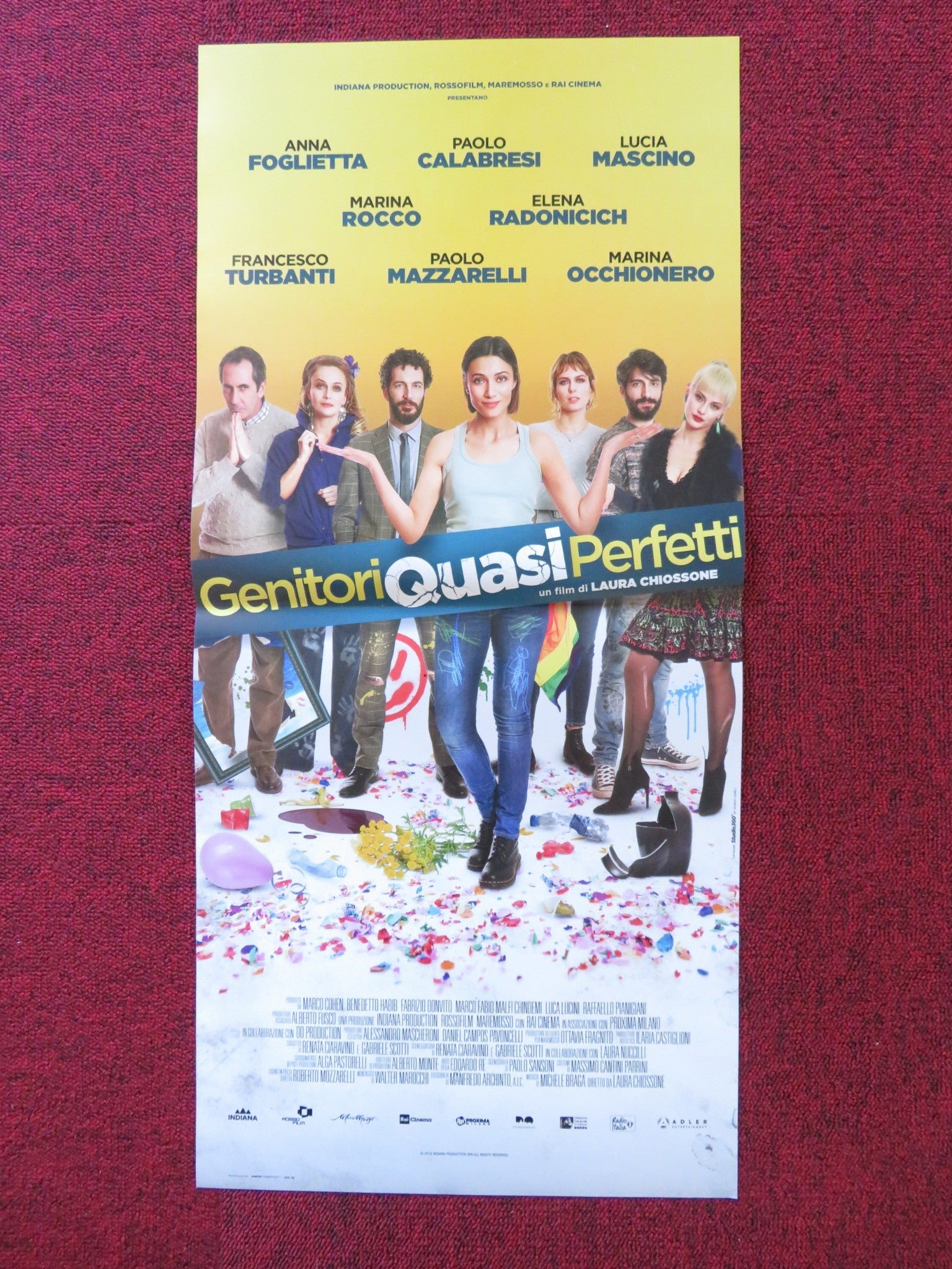 GENITORI QUASI PERFETTI ITALIAN LOCANDINA POSTER ANNA FOGLIETTA MARINA ROCC '11 Rendezvous Cinema Movie posters