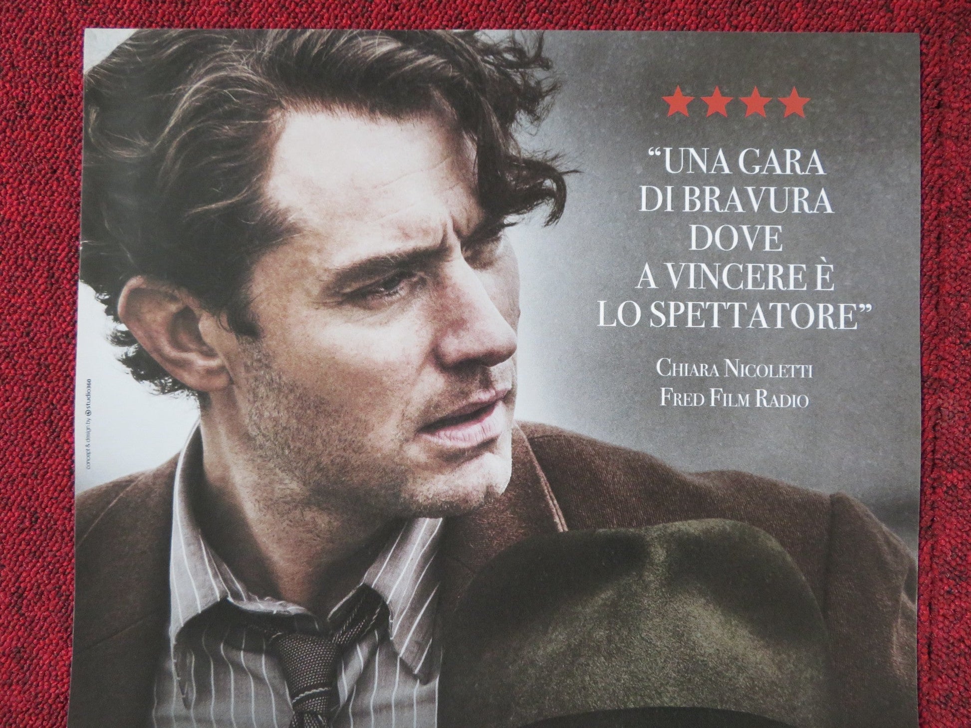 GENIUS ITALIAN LOCANDINA POSTER COLIN FIRTH JUDE LAW 2016 Rendezvous Cinema Movie posters