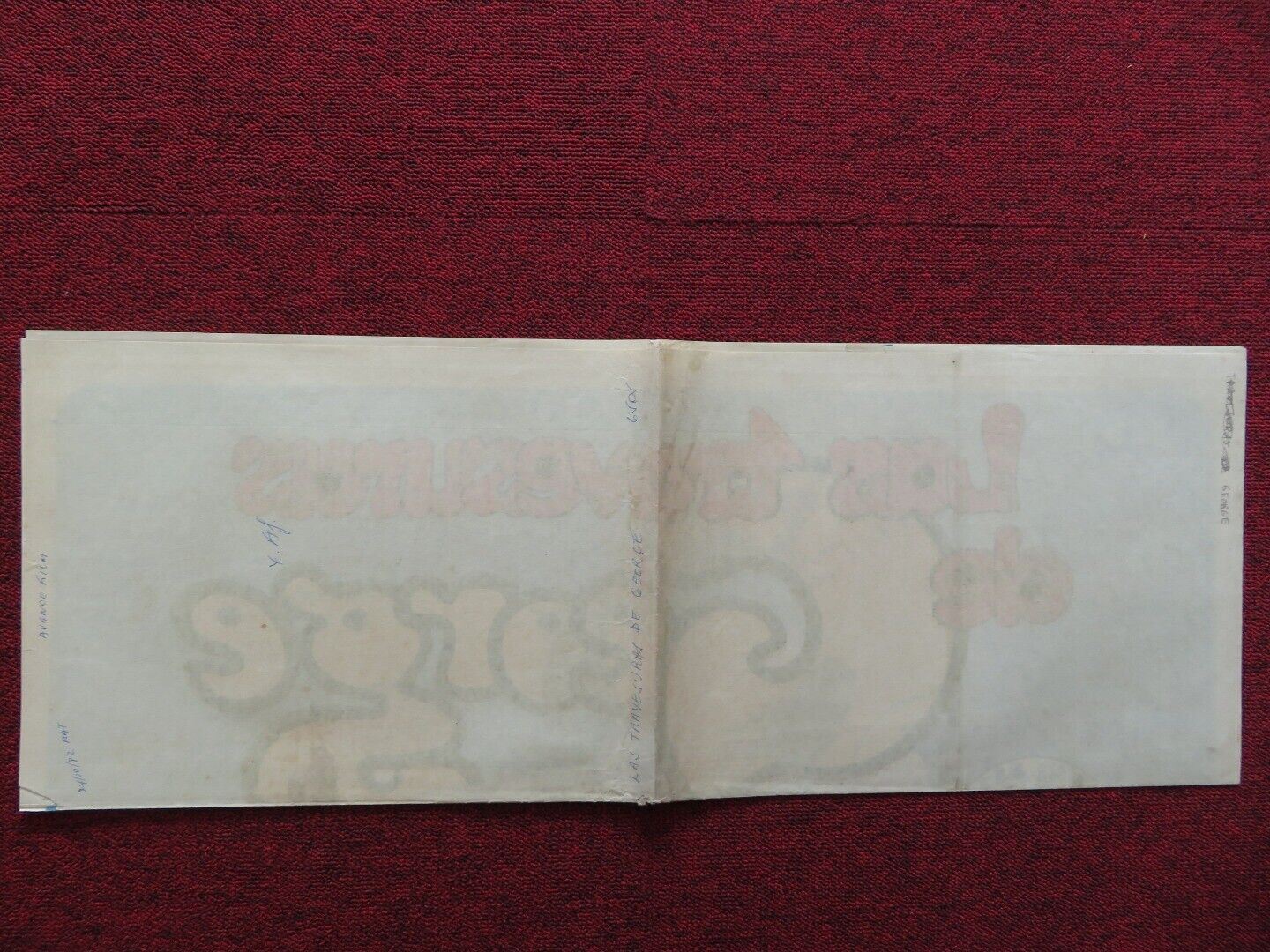 GEORGE! FOLDED ARGENTINA ONE SHEET POSTER MARSHALL THOMPSON JACK MULLANEY 1972 Movie posters