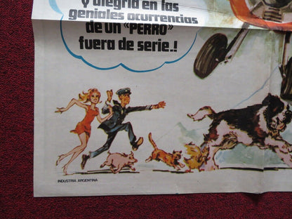 GEORGE! FOLDED ARGENTINA ONE SHEET POSTER MARSHALL THOMPSON JACK MULLANEY 1972 Movie posters