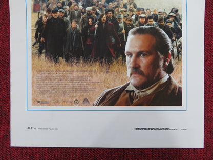 GERMINAL ITALIAN LOCANDINA POSTER GERARD DEPARDIEU MIOU MIOU 1994 Rendezvous Cinema Movie posters