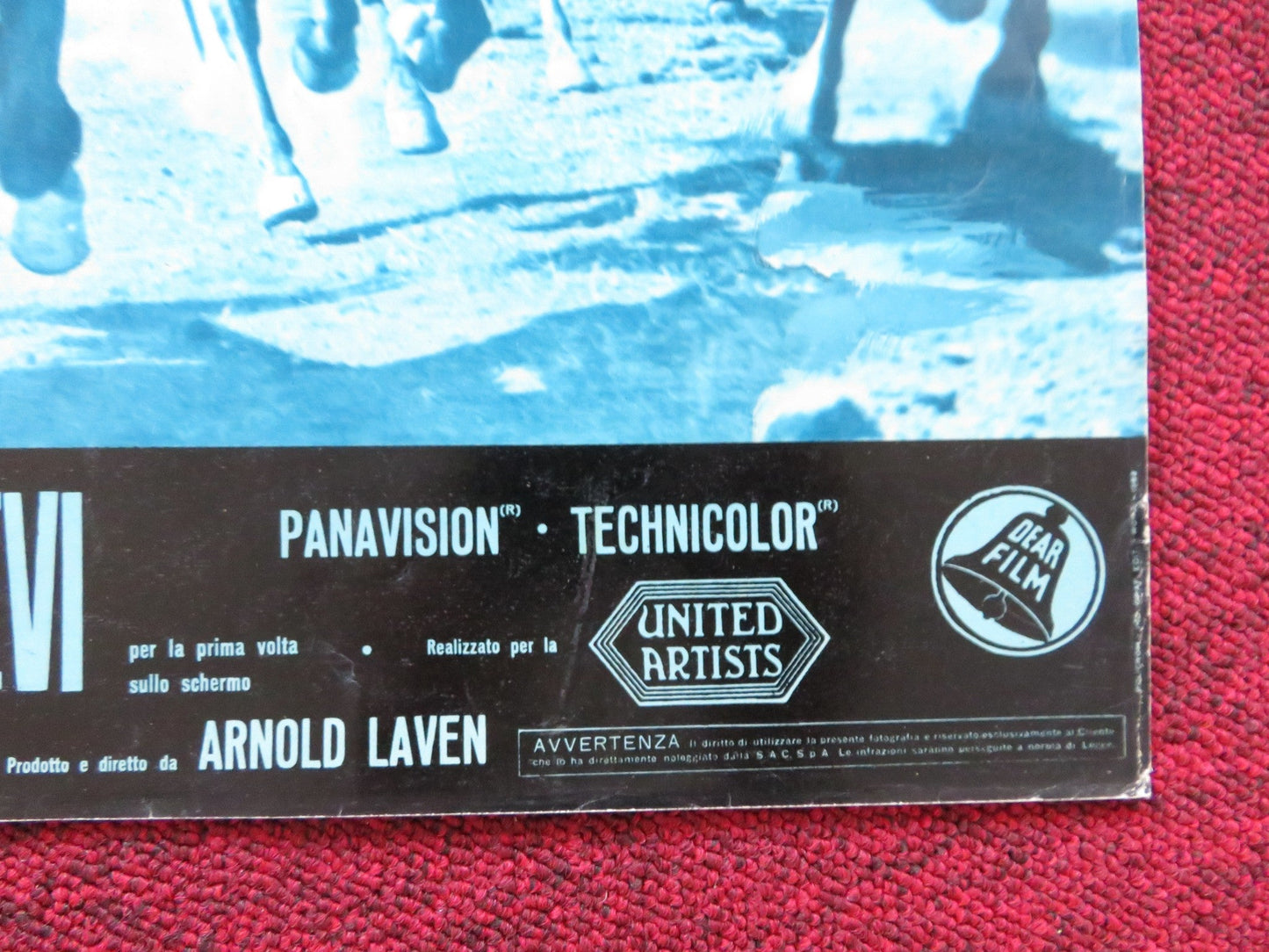 GERONIMO - D ITALIAN FOTOBUSTA POSTER CHUCK CONNORS ADAM WEST 1962 Rendezvous Cinema Movie posters