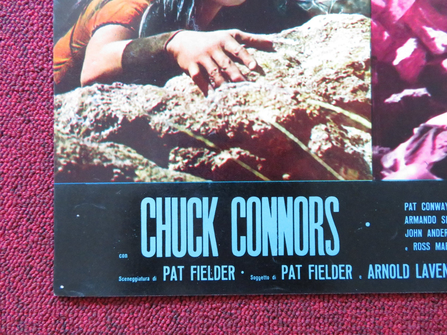 GERONIMO - E ITALIAN FOTOBUSTA POSTER CHUCK CONNORS ADAM WEST 1962 Rendezvous Cinema Movie posters