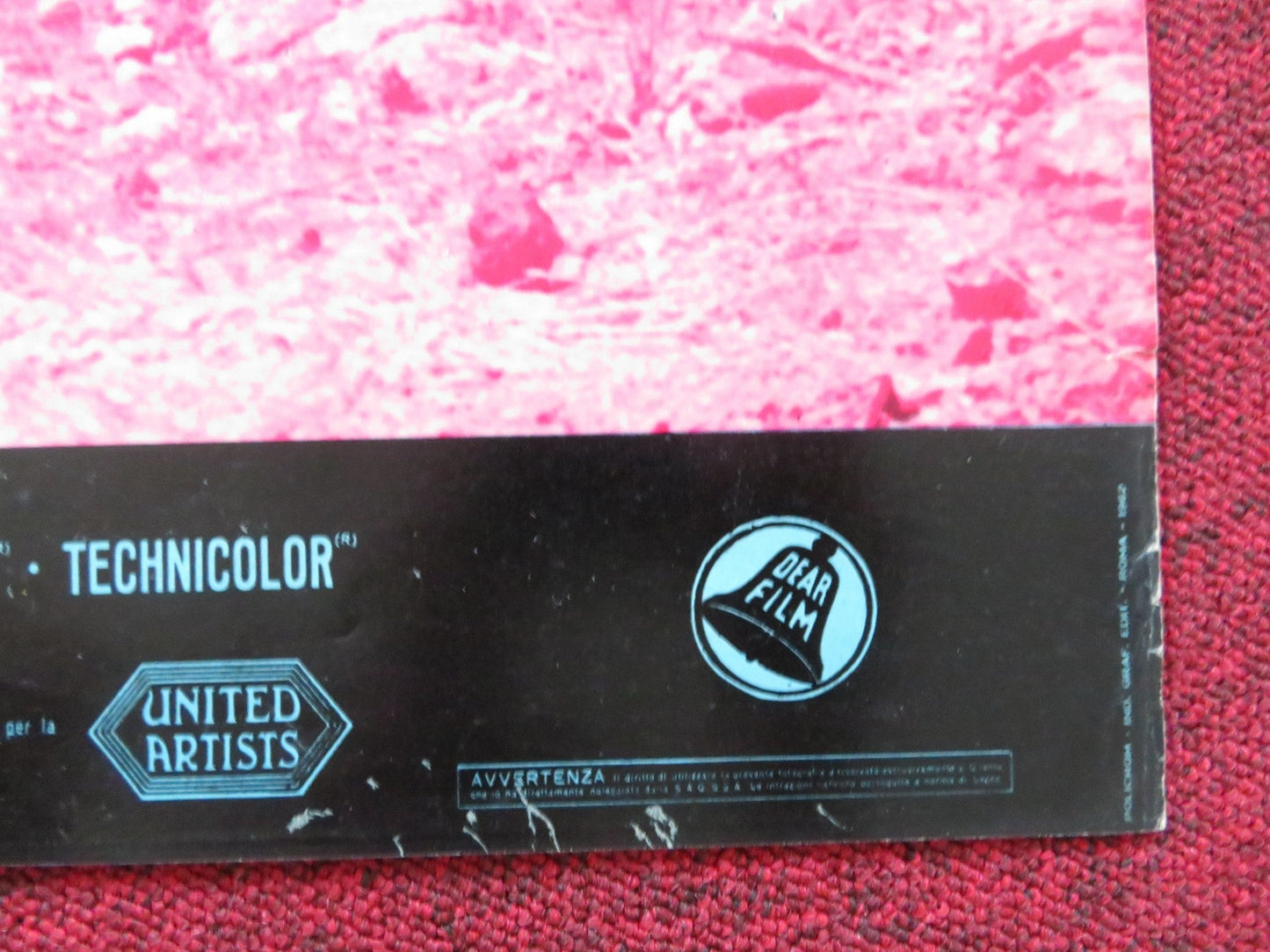 GERONIMO - E ITALIAN FOTOBUSTA POSTER CHUCK CONNORS ADAM WEST 1962 Rendezvous Cinema Movie posters