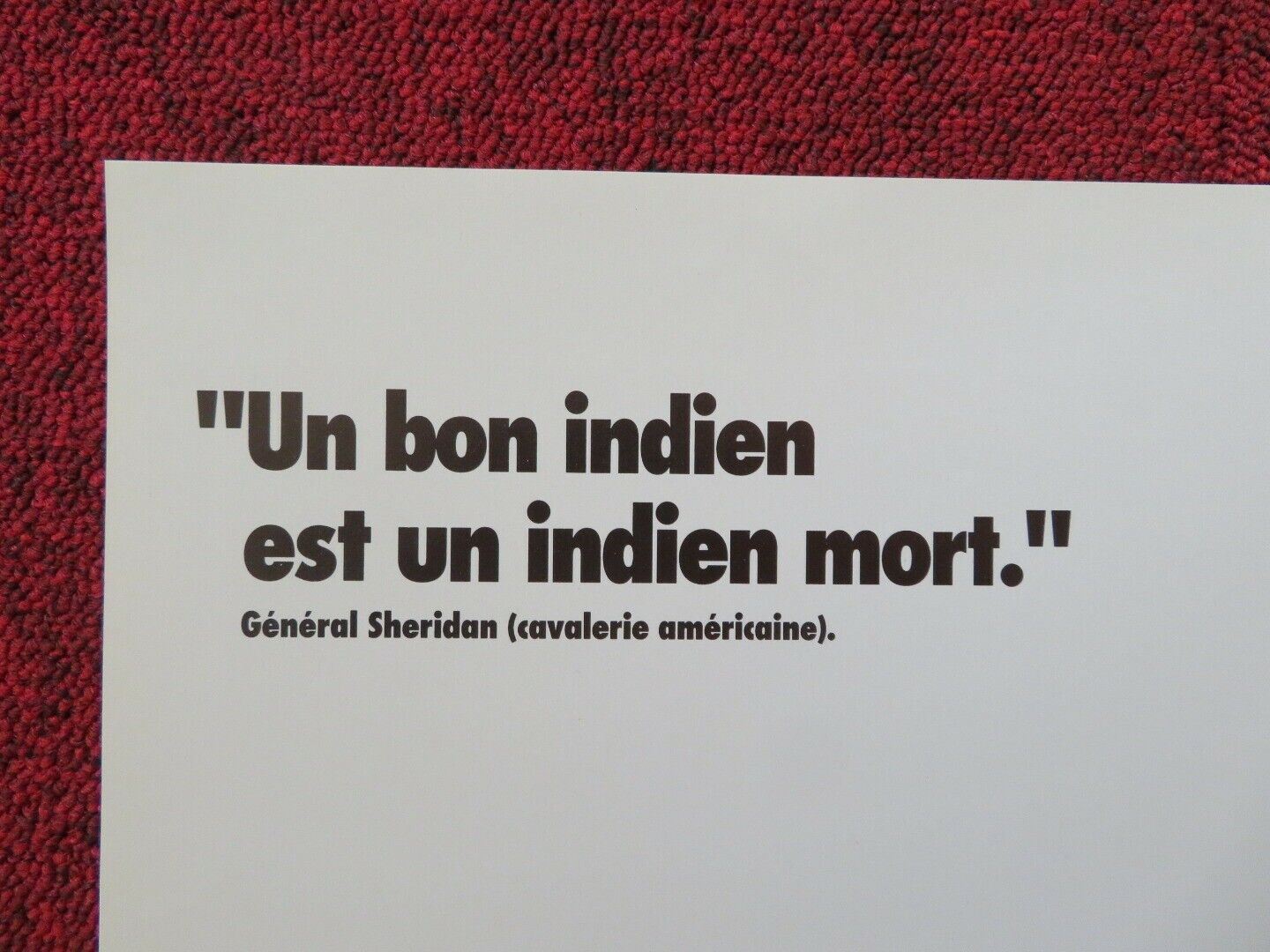 GERONIMO FRENCH (16"x 21") POSTER GENE HACKMAN 1993 Movie posters