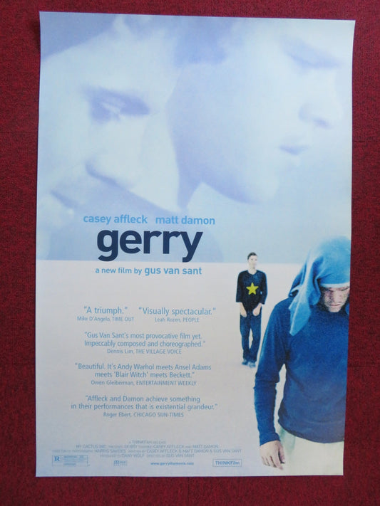 GERRY US ONE SHEET ROLLED POSTER MATT DAMON CASEY AFFLECK GUS VAN SANT 2002 Rendezvous Cinema Movie posters