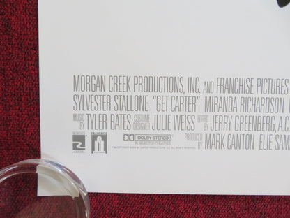 GET CARTER US ONE SHEET ROLLED POSTER SYLVESTER STALLONE MIRANDA RICHARDSON 2000 Rendezvous Cinema Movie posters