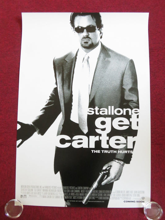 GET CARTER US ONE SHEET ROLLED POSTER SYLVESTER STALLONE MIRANDA RICHARDSON 2000 Rendezvous Cinema Movie posters