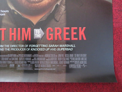 GET HIM TO THE GREEK US ONE SHEET ROLLED POSTER RUSSELL BRAND ROSE BRYN 2010 Movie posters