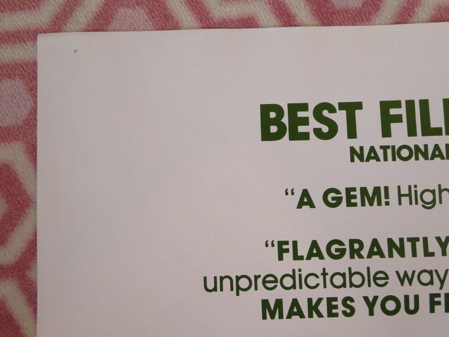 GET OUT YOUR HANDKERCHIEFS FOLDED US ONE SHEET POSTER GERARD DEPARDIEU 1978 Movie posters