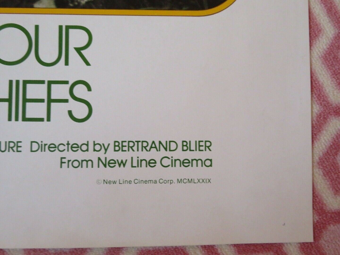 GET OUT YOUR HANDKERCHIEFS FOLDED US ONE SHEET POSTER GERARD DEPARDIEU 1978 Movie posters