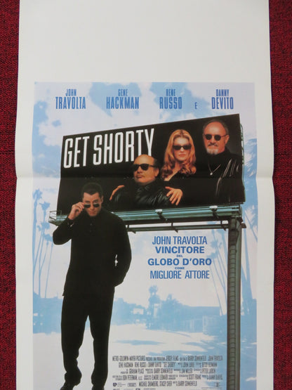 GET SHORTY ITALIAN LOCANDINA POSTER JOHN TRAVOLTA GENE HACKMAN 1996 Rendezvous Cinema Movie posters