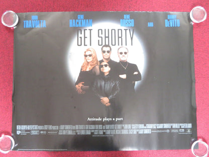 GET SHORTY UK QUAD (30"x 40") ROLLED POSTER GENE HACKMAN DANNY DEVITO 1995 Rendezvous Cinema Movie posters