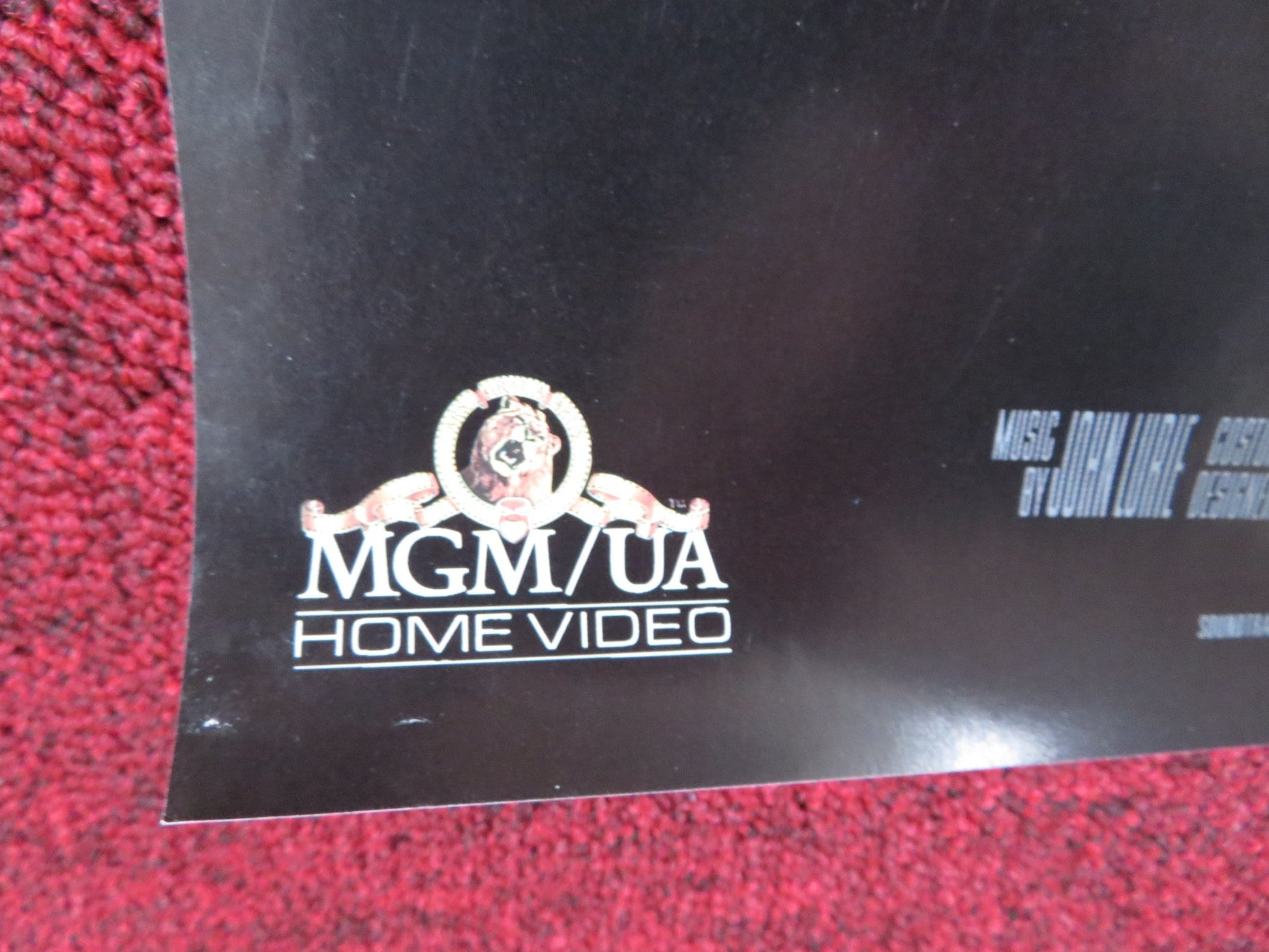 GET SHORTY VHS POSTER JOHN TRAVOLTA GENE HACKMAN 1995 Rendezvous Cinema Movie posters