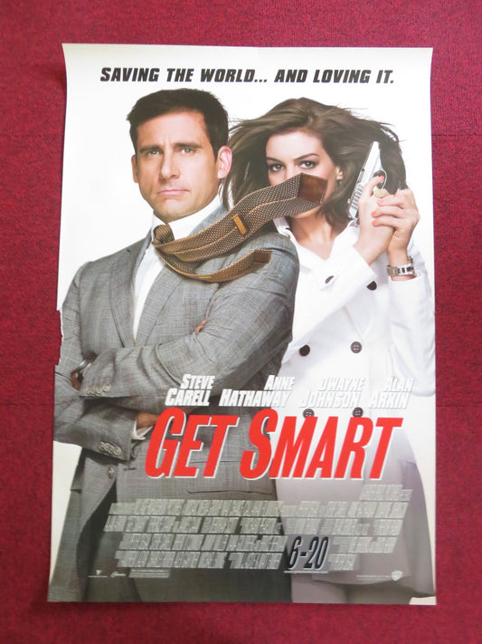 GET SMART US ONE SHEET ROLLED POSTER STEVE CARELL ANNE HATHAWAY 2008 Rendezvous Cinema Movie posters
