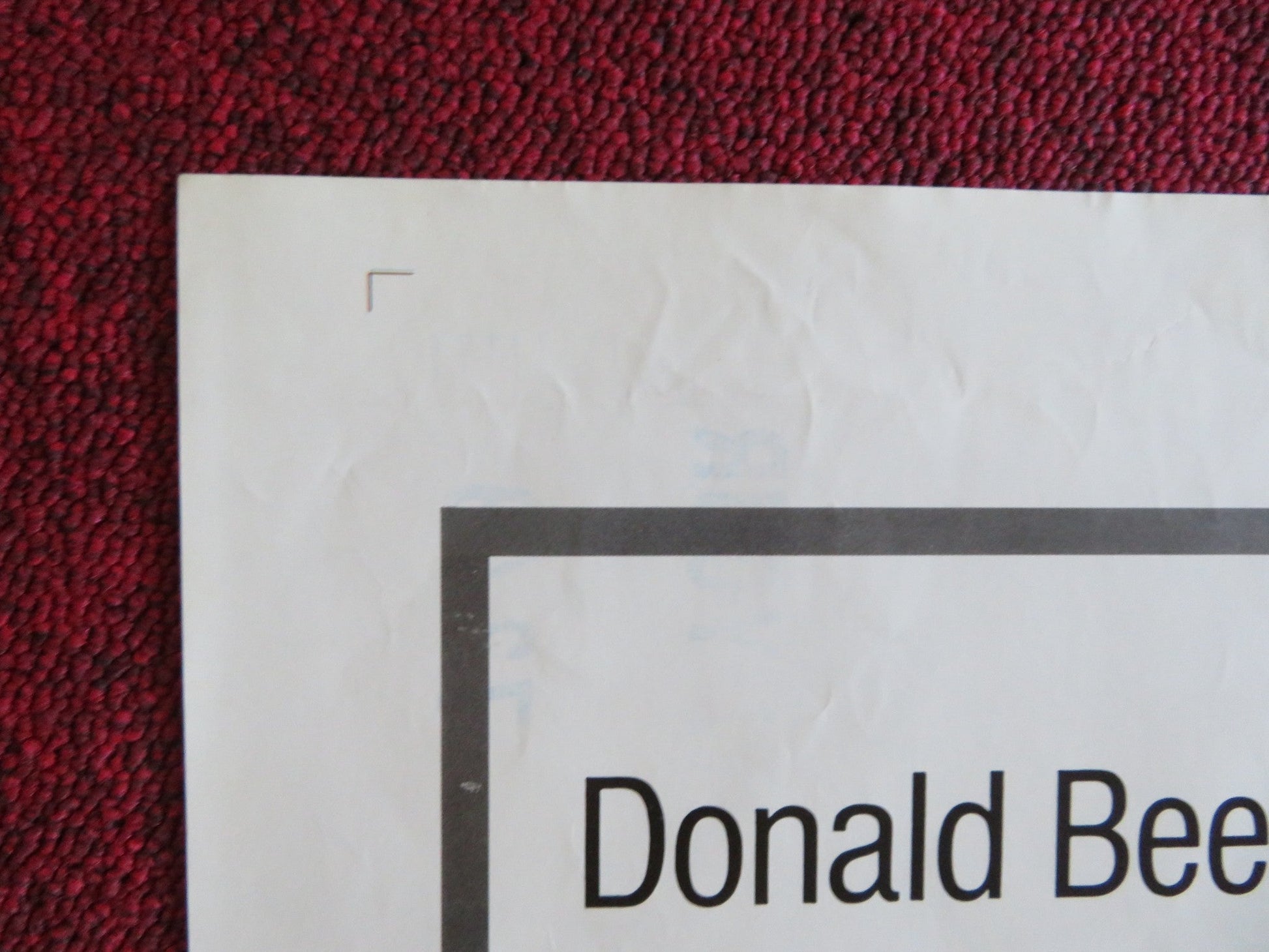 GET TO KNOW YOUR RABBIT FOLDED US ONE SHEET POSTER T. SMOTHERS ORSON WELLES 1972 Rendezvous Cinema Movie posters