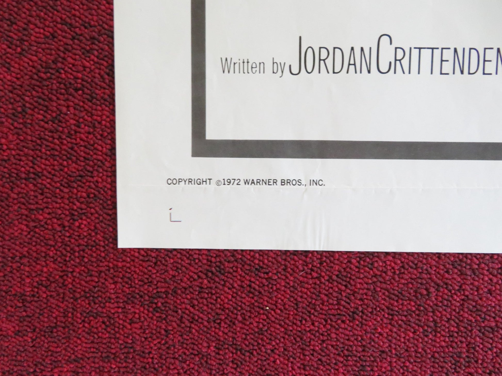 GET TO KNOW YOUR RABBIT FOLDED US ONE SHEET POSTER T. SMOTHERS ORSON WELLES 1972 Rendezvous Cinema Movie posters