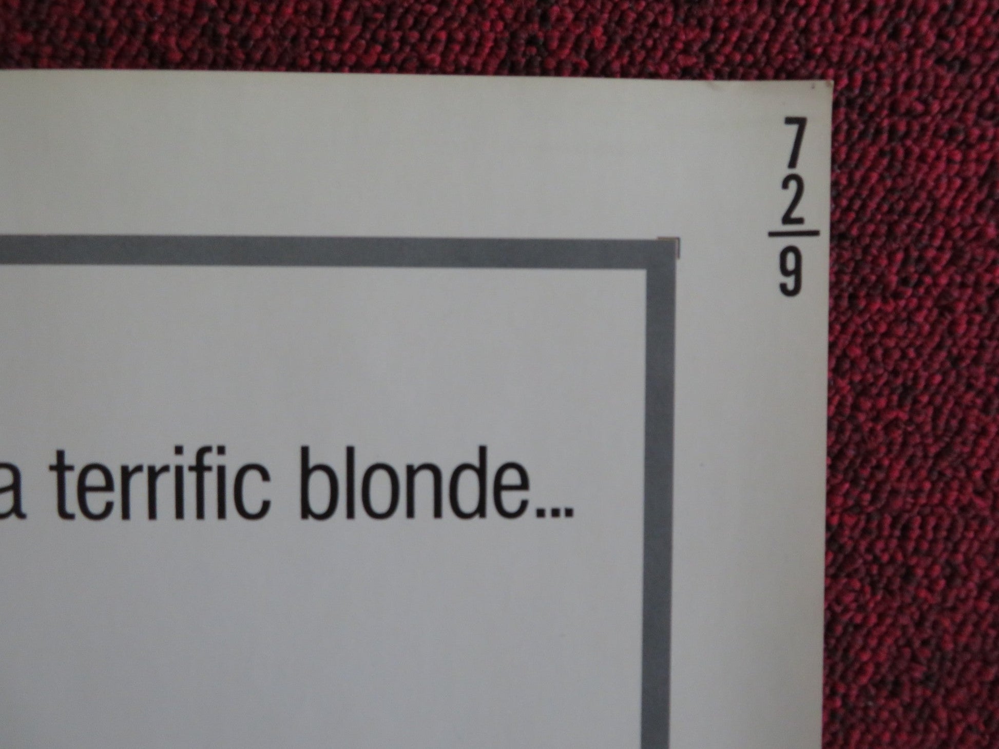 GET TO KNOW YOUR RABBIT US HALF SHEET (22"x 28") POSTER TOM SMOTHERS 1972 Rendezvous Cinema Movie posters