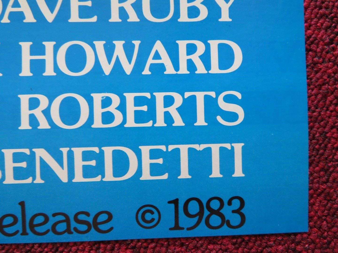 GETTING AHEAD ADULT (37.5" X 25") US ONE SHEET ROLLED POSTER ANGEL CASH 1983 - Rendezvous Cinema