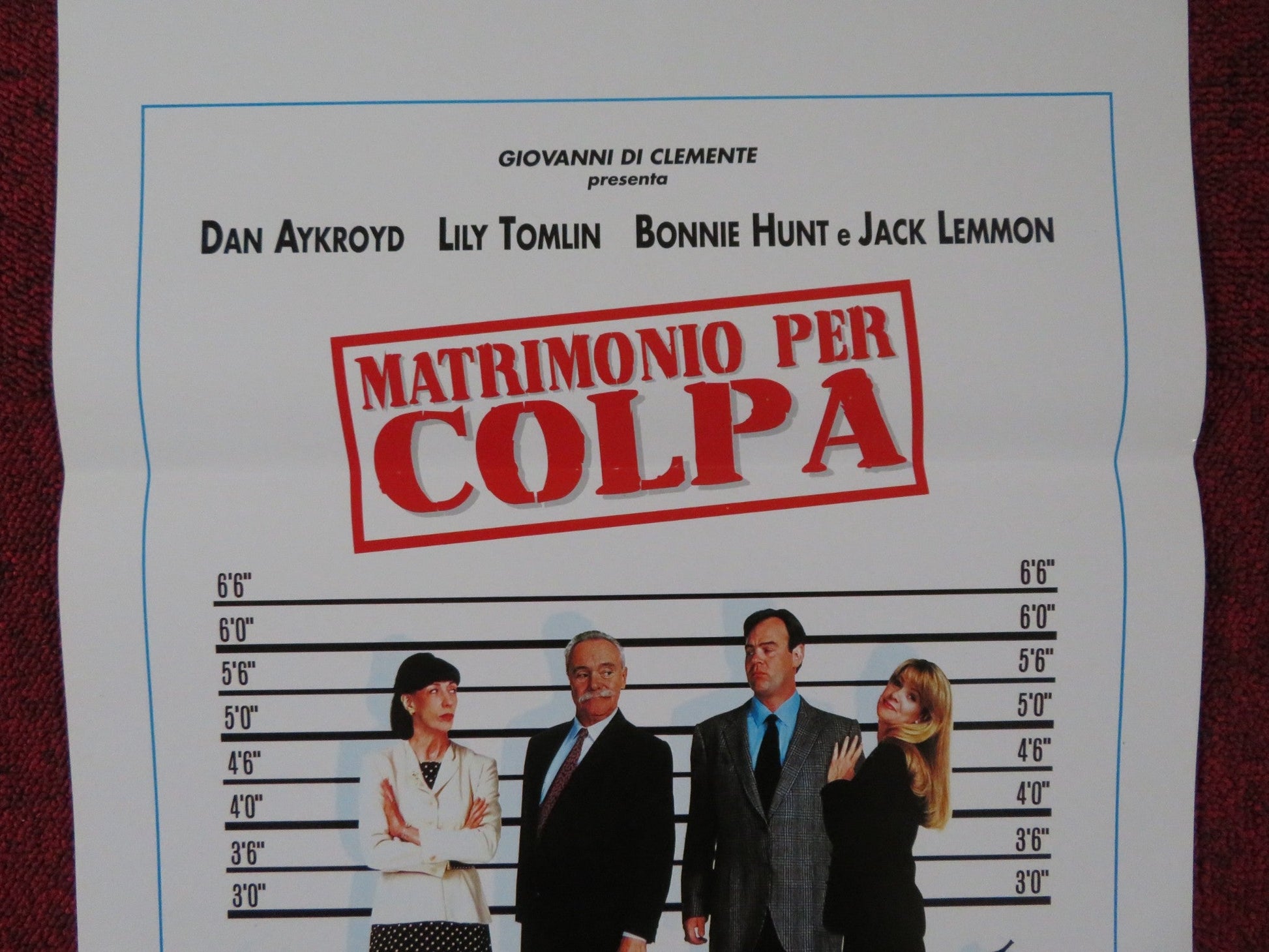 GETTING AWAY WITH MURDER ITALIAN LOCANDINA POSTER DAN AYKROYD LILY TOMLIN 1997 Rendezvous Cinema Movie posters