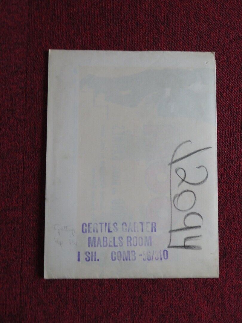GETTING GERTIE'S GARTER/ UP IN MABEL'S ROOM DOUBLE BILL US ONE SHEET POSTER 1956 Movie posters