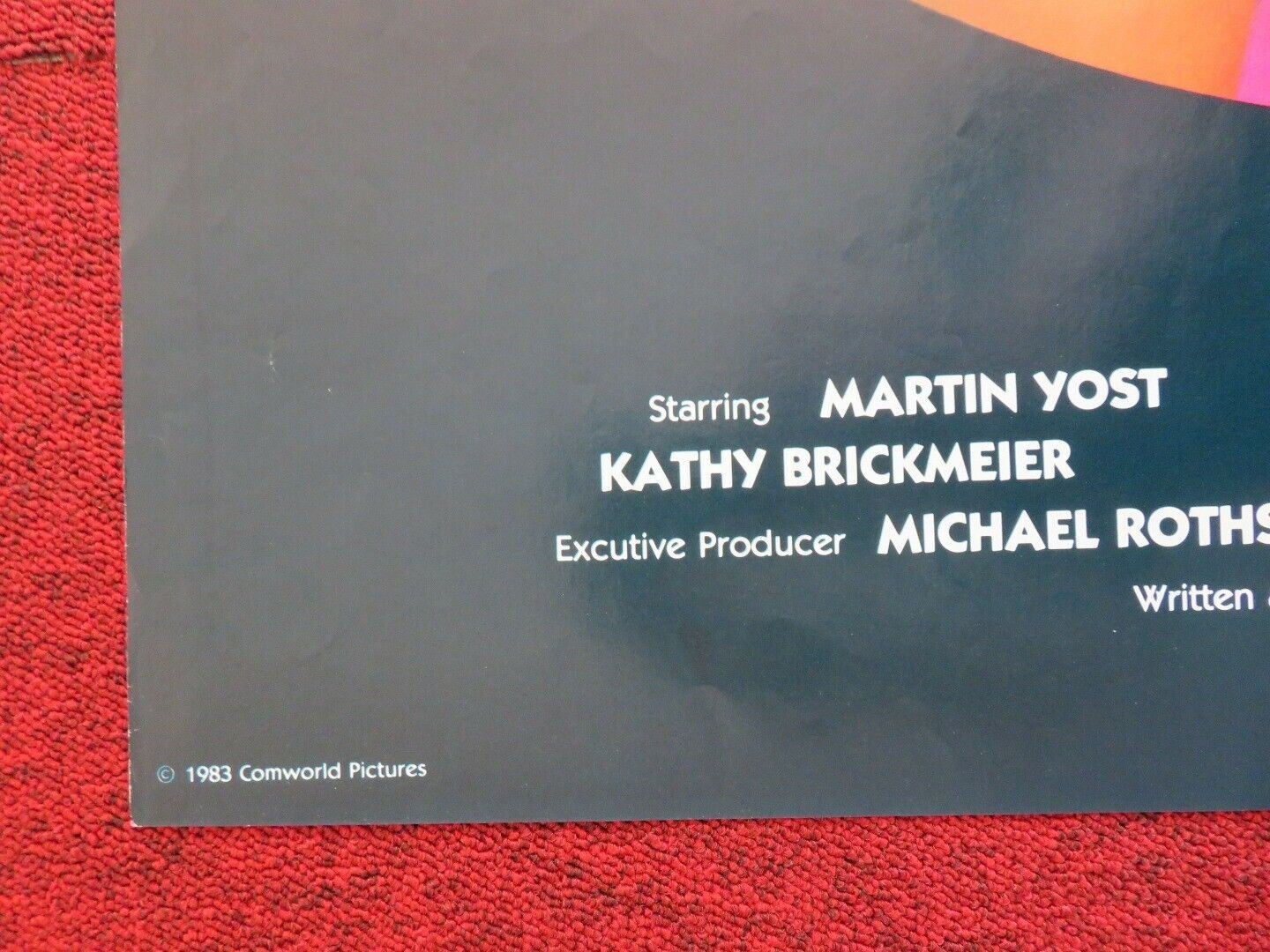 GETTING IT ON FOLDED US ONE SHEET POSTER MARTIN YOST HEATHER KENNEDY 1983 Movie posters