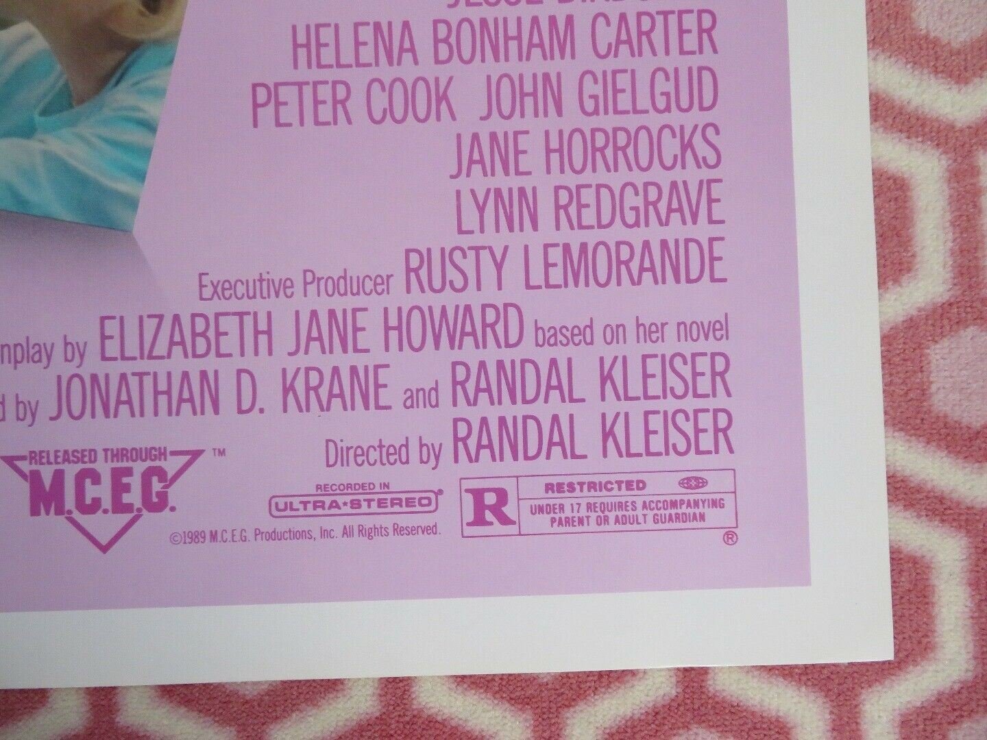 GETTING IT RIGHT US ONE SHEET POSTER HELENA BONHAM CARTER PETER COOK 1989 Movie posters