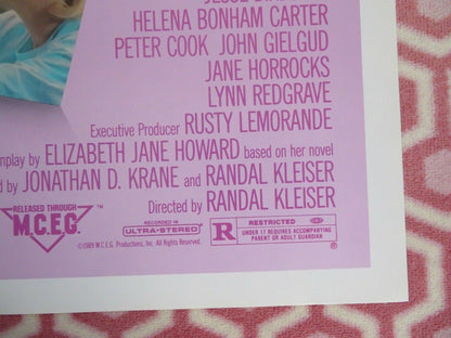 GETTING IT RIGHT US ONE SHEET POSTER HELENA BONHAM CARTER PETER COOK 1989 Movie posters
