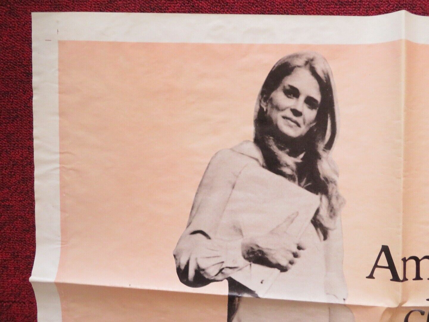 GETTING STRAIGHT FOLDED US ONE SHEET POSTER ELLIOT GOULD CANDICE BERGEN 1970 Movie posters