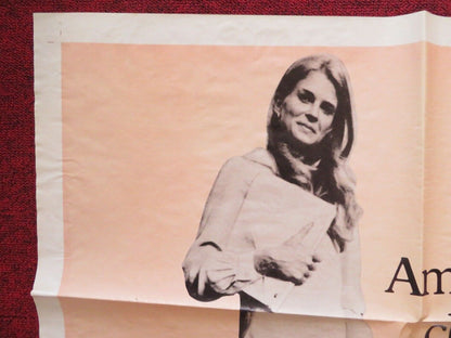 GETTING STRAIGHT FOLDED US ONE SHEET POSTER ELLIOT GOULD CANDICE BERGEN 1970 Movie posters