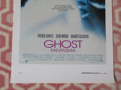 GHOST ITALIAN LOCANDINA (27.5"x13") POSTER PATRICK SWAYZE 1990 Movie posters