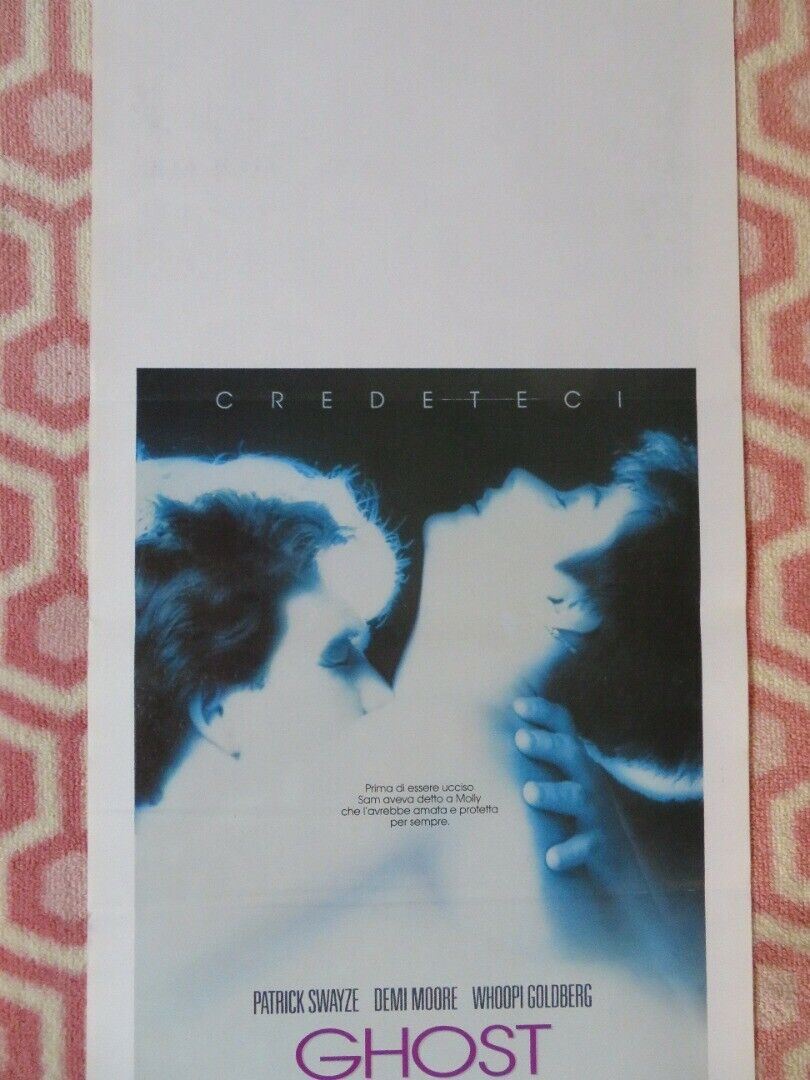 GHOST ITALIAN LOCANDINA (27.5"x13") POSTER PATRICK SWAYZE 1990 Movie posters
