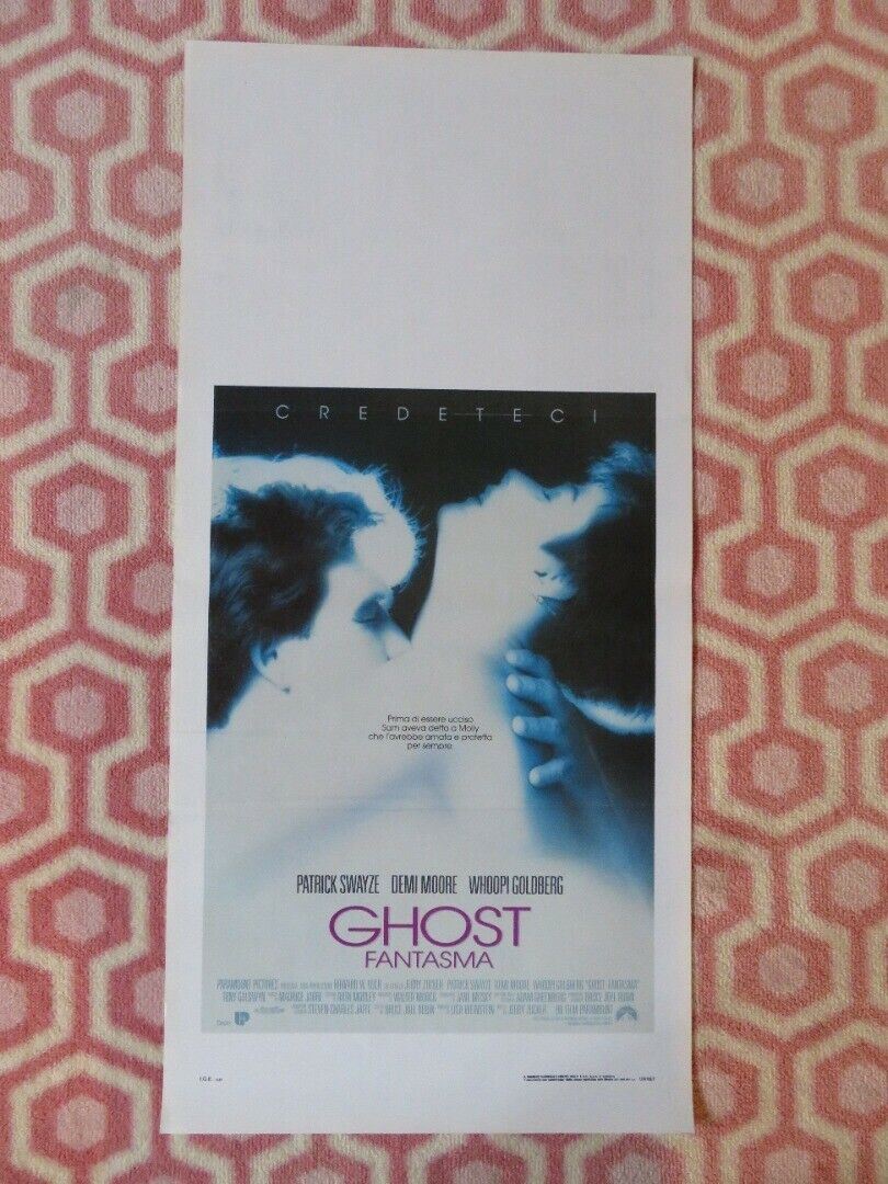 GHOST ITALIAN LOCANDINA (27.5"x13") POSTER PATRICK SWAYZE 1990 Movie posters