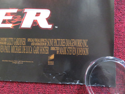 GHOST RIDER UK QUAD (30"x 40") ROLLED POSTER NICOLAS CAGE PETER FONDA 2007 Rendezvous Cinema Movie posters