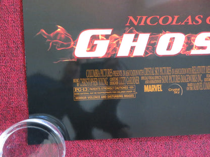 GHOST RIDER US ONE SHEET ROLLED POSTER NICOLAS CAGE EVA MENDES 2007 Rendezvous Cinema Movie posters