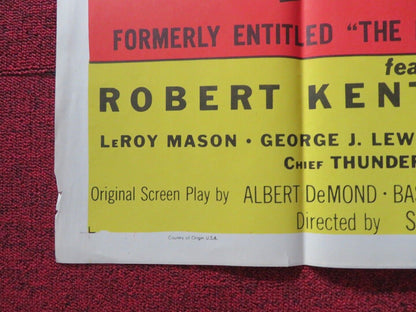 GHOST RIDERS OF THE WEST / THE PHANTOM RIDER FOLDED US ONE SHEET POSTER 1946 Movie posters