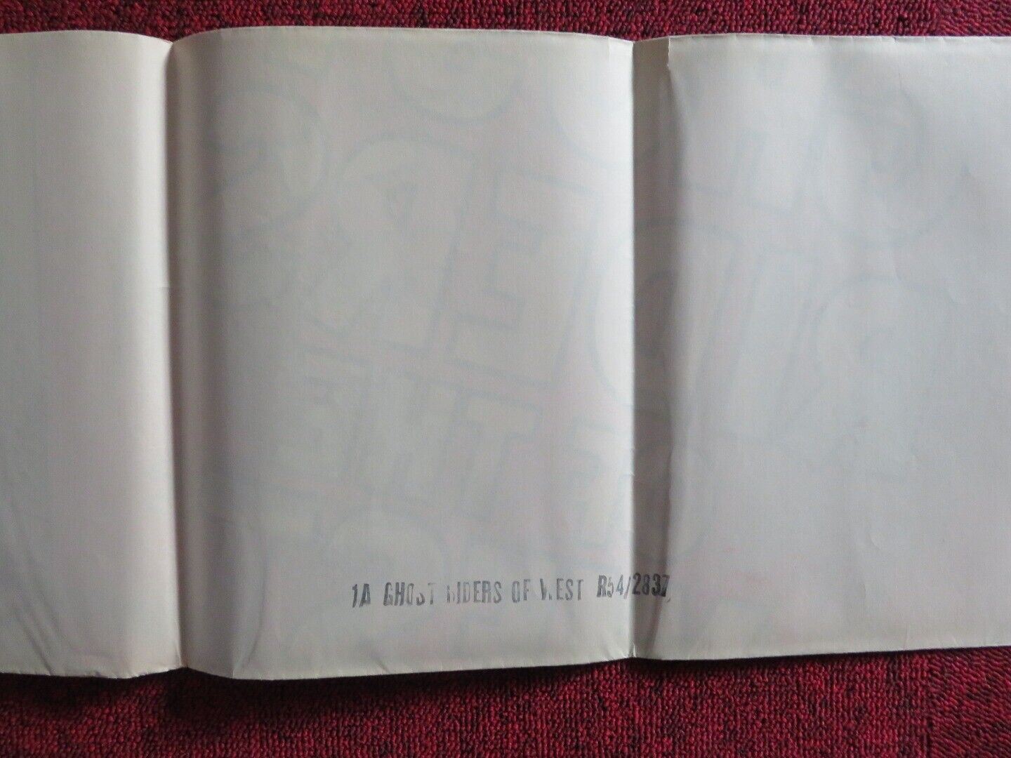 GHOST RIDERS OF THE WEST / THE PHANTOM RIDER FOLDED US ONE SHEET POSTER 1946 Movie posters