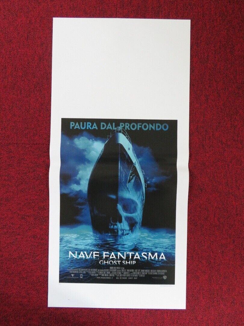 GHOST SHIP ITALIAN LOCANDINA (27.5"x13") POSTER JULIANNA MARGULIES 2002 Movie posters