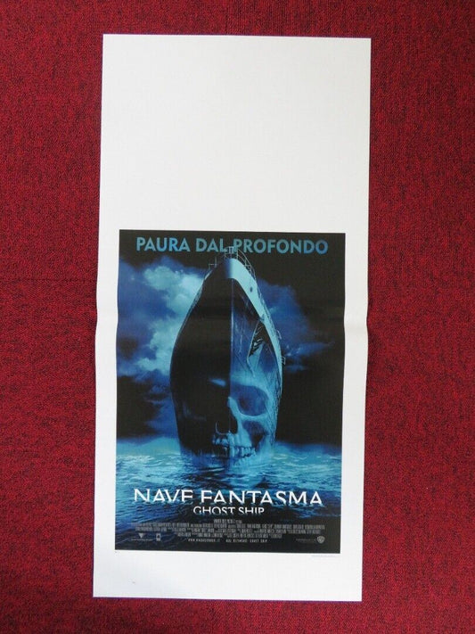 GHOST SHIP ITALIAN LOCANDINA (27.5"x13") POSTER JULIANNA MARGULIES 2002 Movie posters