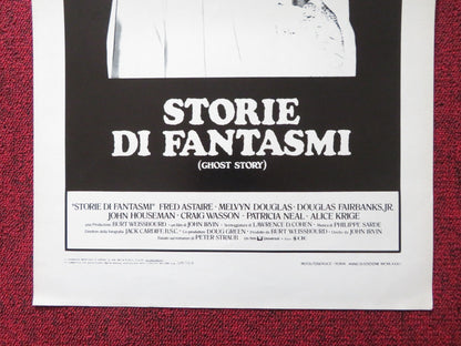 GHOST STORY ITALIAN LOCANDINA POSTER FRED ASTAIRE JOHN HOUSEMAN 1981 Rendezvous Cinema Movie posters