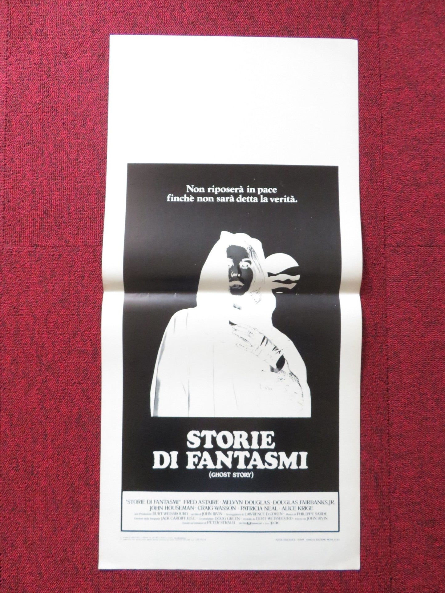 GHOST STORY ITALIAN LOCANDINA POSTER FRED ASTAIRE JOHN HOUSEMAN 1981 Rendezvous Cinema Movie posters