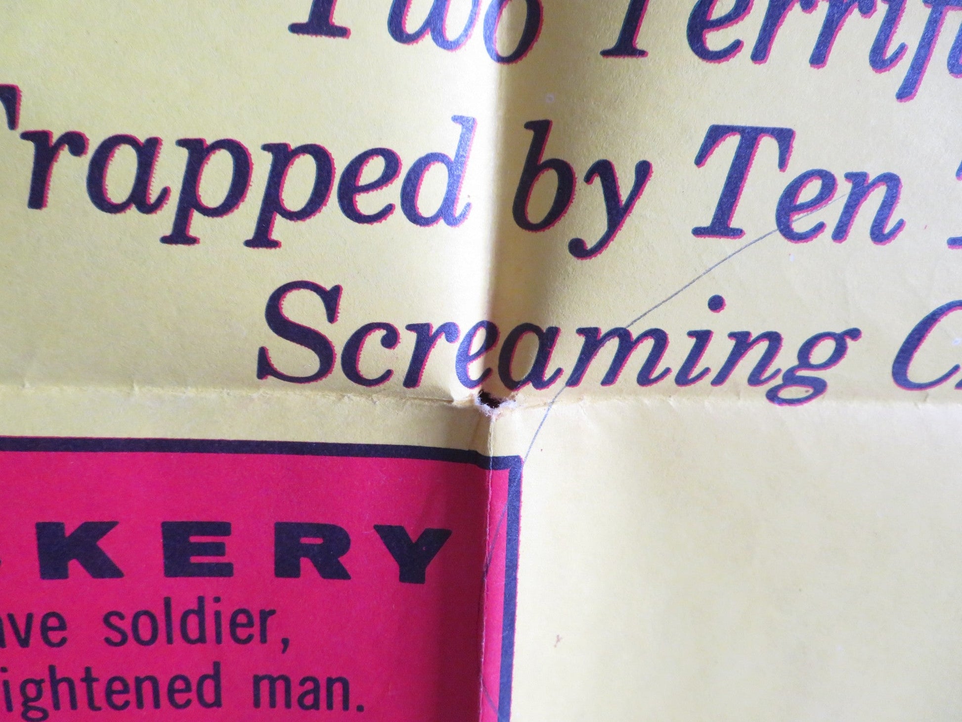 GHOST TOWN FOLDED US ONE SHEET POSTER KENT TAYLOR JOHN SMITH 1956 Rendezvous Cinema Movie posters