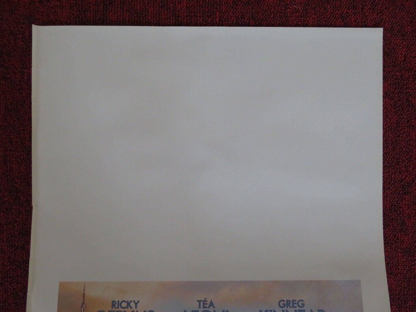 GHOST TOWN ITALIAN LOCANDINA (27.5"x13") POSTER RICKY GERVAIS GREG KINNEAR 2008 Movie posters