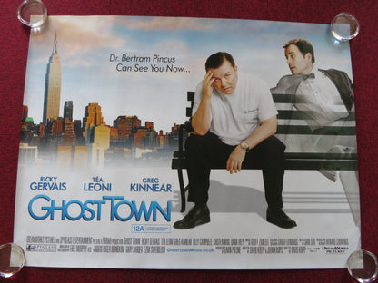 GHOST TOWN QUAD (30"x 40") ROLLED POSTER RICKY GERVAIS GREG KINNEAR 2008 Rendezvous Cinema Movie posters
