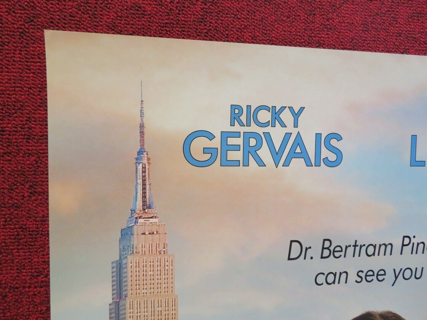 GHOST TOWN US ONE SHEET ROLLED POSTER RICKY GERVAIS GREG KINNEAR 2008 Movie posters