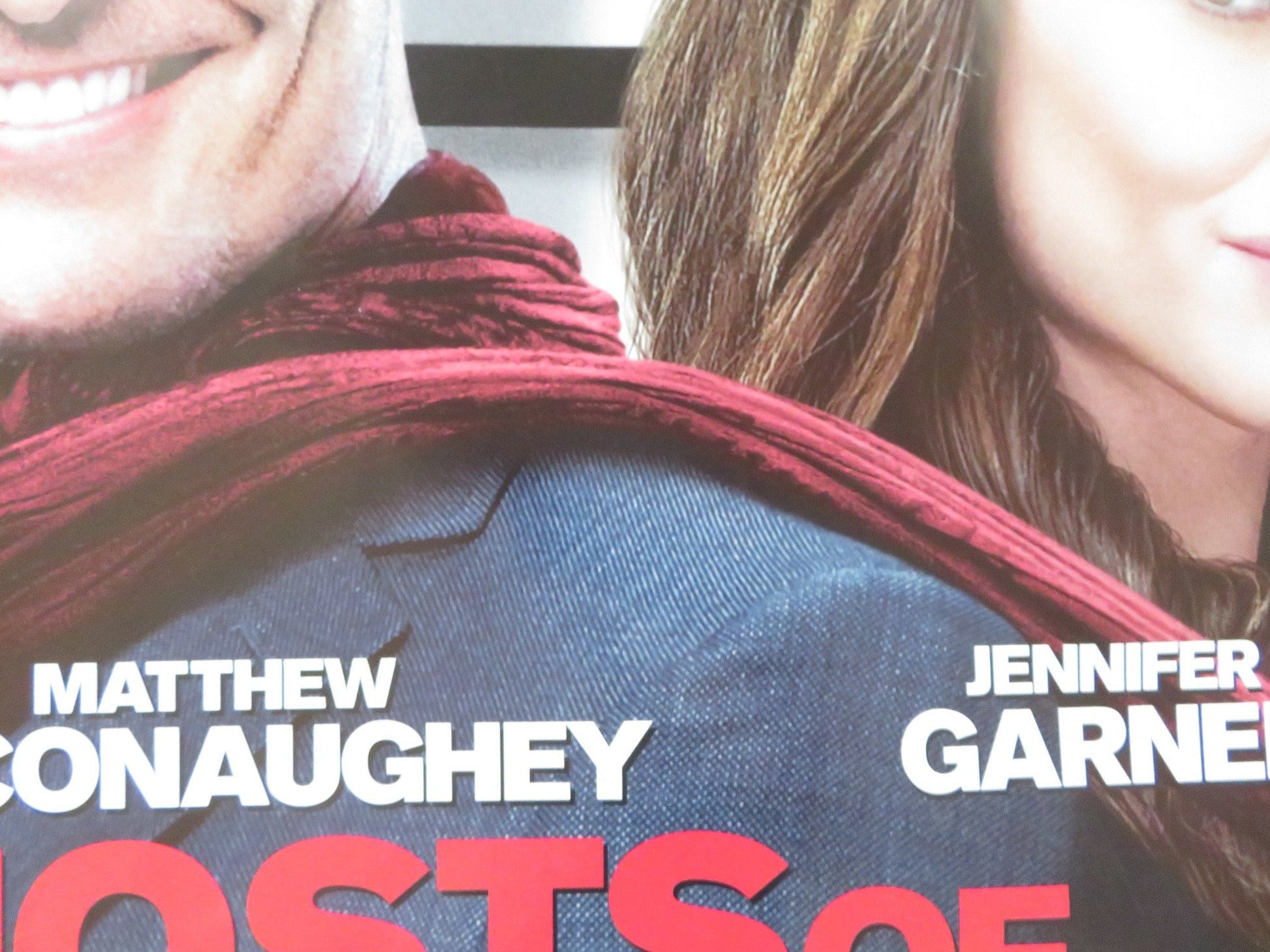 GHOSTS OF GIRLFRIENDS PAST UK QUAD (30"x 40") ROLLED POSTER M. MCCONAUGHEY 2009 Rendezvous Cinema Movie posters